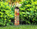 Studio M Art Pole, PVC Weather Resistant Pole with Vinyl Bowl 20 inches Tall Outdoor Decoration for Gardens, Patios, Yards, Landscaping and Birding Accessories, Those We Love Don't Go Away by GreenHaven Gardens