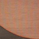 Nourison Positano Indoor/Outdoor Terracotta 6' x Round Area Rug, Easy Cleaning, Non Shedding, Bed Room, Living Room, Dining Room, Backyard, Deck, Patio (6 Round) by CozyNest Decor