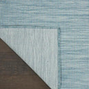 Nourison Positano Indoor/Outdoor Aqua 3' x 5' Area Rug, Easy Cleaning, Non Shedding, Bed Room, Living Room, Dining Room, Backyard, Deck, Patio (3x5) by CozyNest Decor
