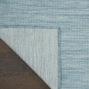 Nourison Home Positano 5' x 7' Aqua Fabric Modern Area Rug (5' x 7') by CozyNest Decor