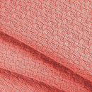 BELIZZI HOME 100% Cotton Bed Blanket, Breathable Bed Blanket Full Queen Size, Cotton Thermal Blankets Full Queen, Perfect for Layering Any Bed for All Season, Coral by CozyNest Decor
