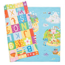 Baby Care Play Mat (Large, Playful - Magical Island) 82'' x 55'' Original One-Piece Reversible Rollable Waterproof Play Mat for Infants, Babies, Toddler, and Kids by TinyTreasures Baby Boutique