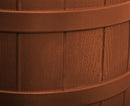 Good Ideas Rain Wizard 50 Gallon Plastic Rain Barrel for Outdoor Rainwater Collection and Storage Features a Metal Spigot and Flat Back Design, Terra Cotta by GreenHaven Gardens