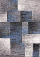 Rugshop Modern Distressed Boxes Area Rug 7' 10" x 10' Blue by TinyTreasures Baby Boutique