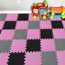 YIMINYUER® 25 Tiles (30cm×30cm×1cm Each Tile) Baby Soft Puzzle Play Mats, Kids Thick EVA Foam Floor, Toddlers & Children's Soft Interlocking Mat R03R04R12G301025 by TinyTreasures Baby Boutique