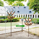 Butterfly Flower Garden Wind Spinner - Large Kinetic Outdoor Metal Wind Sculptures & Spinners Decor for Yard and Garden, Whirligigs Large Wind Spinners for Patio, Lawn, Outside (26" W x 90" H) by GreenHaven Gardens