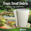 Aquatic Experts Classic Koi Pond Filter Pad FINE - White Bulk Roll Pond Filter Media, Ultra-Durable Pond Filters for Outdoor Ponds, Reusable Fish Pond Filter Material, USA, (3/4" - 1" x 18" x 72") by GreenHaven Gardens