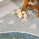 JONATHAN Y Machine-Washable Gray/Ivory/Yellow Runner Rug, 2x8, Minha Rainbow Dots, Kids & Novelty, Casual, Classic, Bedroom, Kitchen, Living Room, Easy-Cleaning, Non-Shedding (KDW102A-28) by CozyNest Decor