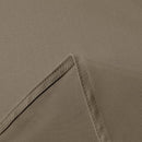sancua Rectangle Tablecloth - 70 x 90 Inch - Stain and Wrinkle Resistant Washable Polyester Table Cloth, Decorative Fabric Table Cover for Dining Tables, Buffet Parties and Camping, Taupe by CozyNest Decor