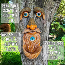Mood Lab Tree Faces Decor Outdoor - Old Man Bird Feeder - Tree Hugger Garden Decoration - Yard Art Statues by GreenHaven Gardens
