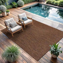CAMILSON Outdoor Rug 5x7 Modern Area Rugs for Indoor and Outdoor Patios and Porches - Waterproof, Washable, Non-Shedding, Easy-to-Clean Outside Carpet (5 x 7, Solid - Gold) by CozyNest Decor