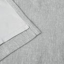 Vision Home Silver Grey Pinch Pleated Full Blackout Curtains Room Darkening Window Curtains 95 inch for Living Room Bedroom Thermal Insulated Pinch Pleat Drapes with Hooks Back Tab 2 Panel 40" Wx95 L by CozyNest Decor