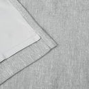 Vision Home Silver Grey Pinch Pleated Full Blackout Curtains Room Darkening Window Curtains 120 inch for Living Room Bedroom Thermal Insulated Pinch Pleat Drapes with Hooks Back Tab 2 Panel 40"Wx120"L by CozyNest Decor
