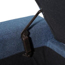 Christopher Knight Home Hikaru Fabric Storage Ottoman, Dark Blue Dimensions: 20.50”D x 51.00”W x 17.00”H by CozyNest Decor