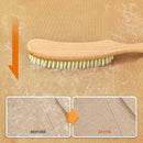 BFWood Clothes Brush - Bristle Lint Brush for Suits, Cashmere, Wool, Velvet, Suede and Pet Hair - Large Beech Wood Handle by CozyNest Decor