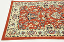 Unique Loom Sialk Hill Collection Area Rug - Washington (3' x 16' 5" Runner Terracotta/Cream) by CozyNest Decor