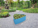 Galvanized Raised Garden Beds Outdoor // Planter Raised Beds for Gardening, Vegetables, Flowers // Large Metal Garden Box (Teal) // Tool-Free Assembly by GreenHaven Gardens