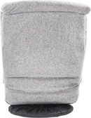 Amazon Basics Swivel Foam Lounge Chair with Headrest, Floor-Compatible, Adjustable, Gaming, 26.3D x 23.5W x 13.7H in, Grey by CozyNest Decor