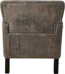 Christopher Knight Home GDFStudio Medford Brown Tufted Club Chair, Fabric Accent Chair with Studded Nailhead Accents by CozyNest Decor