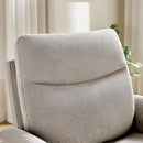 Power Recliner Chair Swivel Glider, Electric Rocking Recliner Chairs with USB and Type-C Ports, Nursery Chair Recliner for Living Room, Bedroom, Apartment（Camel） by TinyTreasures Baby Boutique