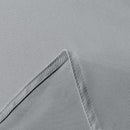 sancua Square Tablecloth - 70 x 70 Inch - Stain and Wrinkle Resistant Washable Polyester Table Cloth, Decorative Fabric Table Cover for Dining Tables, Buffet Parties and Camping, Silver Grey by CozyNest Decor