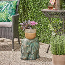 Christopher Knight Home Salome Elephant Garden Stool, Copper Patina by CozyNest Decor