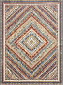 Keen Home Design 6x9 Rug - Machine Washable Area Rug with Non-Slip Backing, Ideal for Living Room, Dining Room, Bedroom - Vintage, Easy Clean, Durable, Low Pile Rug - (6' x 9') by CozyNest Decor