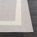 CAMILSON Outdoor Rug 9x12,Large Modern Outside Rugs for Patios Porches Waterproof Durable Washable Non-Shedding, Easy-to-Clean Indoor Outdoor Area Carpet (9 x 12, Bordered - Gray/White) by CozyNest Decor