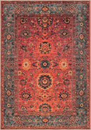 Keen Home Design 10x14 Rug - Machine Washable Area Rug with Non-Slip Backing, Ideal for Living Room, Dining Room, Bedroom - Vintage, Easy Clean, Durable, Low Pile Rug - (9'7" x 14') by CozyNest Decor