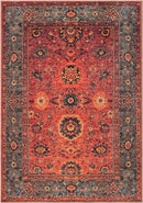 Keen Home Design 5x7 Rug - Machine Washable Area Rug with Non-Slip Backing, Ideal for Living Room, Dining Room, Bedroom - Vintage, Easy Clean, Durable, Low Pile Rug - (5' x 7') by CozyNest Decor