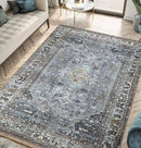 Keen Home Design 8x10 Rug - Machine Washable Area Rug with Non-Slip Backing, Ideal for Living Room, Dining Room, Bedroom - Vintage, Easy Clean, Durable, Low Pile Rug - (8' x 10') by CozyNest Decor