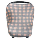 Copper Pearl Multi-Use Cover: Car Seat Covers, Nursing Cover, and Stroller Cover for Sun - Stretchy Fabric, All-Season Use, Stylish Designs, Easy Access for Moms - Billy by TinyTreasures Baby Boutique
