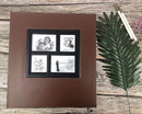 RECUTMS Photo Album 600 Pockets,Sewn Bonded Black Leather Book Pockets Hardcover Photo Frame 4x6 Photos Anniversary Baby Vacation Album (Brown) by TinyTreasures Baby Boutique