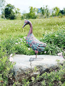 Garden Outdoor Statue Metal Duck Art Sculpture for Lawn, Farm and Patio - 25 Inches by GreenHaven Gardens