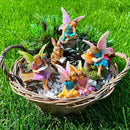 Mood Lab Fairy Garden - Miniature Reading Fairies Figurines Set - Statues & Accessories Decor Kit of 6 pcs by CozyNest Decor