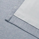 Vision Home Chambray Blue Pinch Pleated Full Blackout Curtains Room Darkening Window Curtains 84 inch for Living Room Bedroom Thermal Insulated Pinch Pleat Drapes with Hooks Back Tab 2 Panel 40"Wx84"L by CozyNest Decor