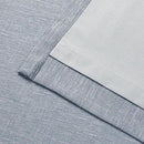 Vision Home Chambray Blue Pinch Pleated Full Blackout Curtains Room Darkening Window Curtains 95 inch for Living Room Bedroom Thermal Insulated Pinch Pleat Drapes with Hooks Back Tab 2 Panel 40"Wx95"L by CozyNest Decor