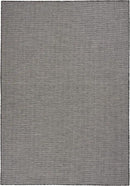 Nourison Positano Indoor-Outdoor Charcoal 4' x 6' Area Rug, Easy Cleaning, Non Shedding, Bed Room, Living Room, Dining Room, Backyard, Deck, Patio (4x6) by CozyNest Decor