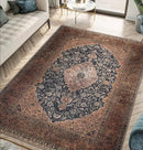 Keen Home Design 4x6 Rug - Machine Washable Area Rug with Non-Slip Backing, Ideal for Living Room, Dining Room, Bedroom - Vintage, Easy Clean, Durable, Low Pile Rug - (4' x 6') by CozyNest Decor