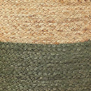 REDEARTH · Cylindrical Pouf Foot Stool Ottoman - Jute Braided Pouffe Poof Accent Sitting Footrest for Living Room, Bedroom, Nursery, Patio, Lounge & Other Rooms (Natural Olive, 18"x18"x14") by CozyNest Decor