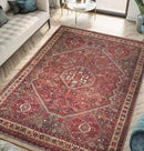 Keen Home Design 3x5 Rug - Machine Washable Entry Rug with Non-Slip Backing, Ideal for Enteryway, Kitchen, Bathroom, Laundry Room - Vintage, Easy Clean, Durable, Low Pile Rug - (3' x 5') by CozyNest Decor