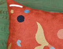 Kandinsky Modern Pillow Cover Orange Abstract Pillowcase Modern Chair Cushion Contemporary Pillowsham Outdoor Mid Century Chair Handmade Wool Size 18x18 by CozyNest Decor