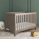 Child Craft Kieran 3 in 1 Convertible Crib, Baby Crib Converts to Day Bed, Toddler Bed, 3 Adjustable Mattress Positions, Non-Toxic, Baby Safe Finish (Crescent Gray) by TinyTreasures Baby Boutique