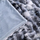 UKELER Soft Faux Fur Throw Blanket 60''x80'', Large Dark Grey Reversible Shaggy Blanket Plush Thick Fluffy Blankets Throws for Bed, Couch, Sofa, Office, Camping by CozyNest Decor