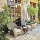 Classic Accessories Montlake Water-Resistant 21 x 22 x 4 Inch Patio Lounge Back Cushion, Antique Beige, Outdoor Loveseat Cushions by GreenHaven Gardens
