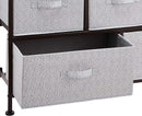 Amazon Basics Extra Wide Fabric 5-Drawer Storage Organizer Unit for Closet, Bronze by CozyNest Decor