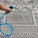 Keen Home Design Terrace Outdoor Area Rug - 12x15 Washable Indoor/Outdoor Rug for Patio, Kitchen, Balcony, Beach, Garden, Deck and Porch, Size: 12'x15' by CozyNest Decor