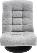 Amazon Basics Swivel Foam Lounge Chair with Headrest, Floor-Compatible, Adjustable, Gaming, 26.3D x 23.5W x 13.7H in, Grey by CozyNest Decor