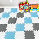 YIMINYUER® 25 Tiles (30cm×30cm×1cm Each Tile) Baby Soft Puzzle Play Mats, Kids Thick EVA Foam Floor, Toddlers & Children's Soft Interlocking Mat R01R07R12G301025 by TinyTreasures Baby Boutique