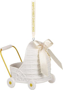 Hallmark Keepsake Christmas Ornament 2024, Baby's First Christmas Pram, Porcelain, Baby Gift by TinyTreasures Baby Boutique